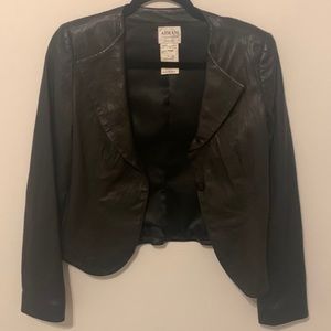 Vintage Armani Women’s Leather Blazer